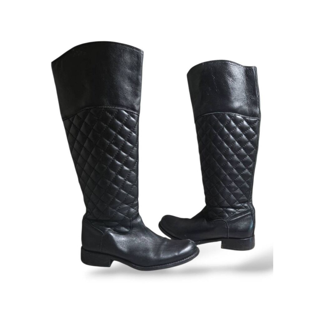 Madden Girl "Reggo" Quilted Tall Riding Boots Size 9